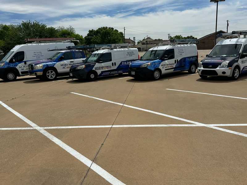 Mojo Mechanical HVAC Trucks